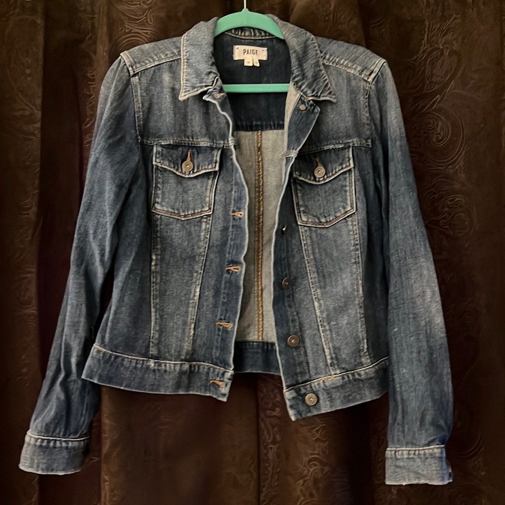 PAIGE Jean Jacket, Size Medium
